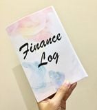  Sổ Kế hoạch Quản lý Thu chi - Finance Log (tặng 1 set sticker trang trí) - xấp xỉ B6 