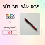  Bút gel bấm MARVY RG5 ngòi 0.5mm ghi chép thông dụng sổ tay, bullet journal, lưu bút 