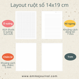  Sổ còng 14x19 cm (xấp xỉ A5) - Bìa trơn 