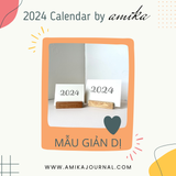  Đế gỗ tự nhiên trang trí bàn học (đựng lịch để bàn, giấy ghi chú size A5, A6...) 