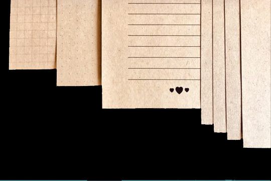  Lõi sổ refill, Sổ tay bìa trơn size A6 - Ruột giấy kraft 