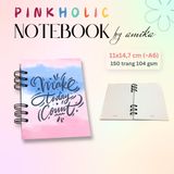  Sổ lò xo PinkHolic 11x14,7 cm (xấp xỉ A6) 