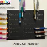  Bút gel có nắp Marvy Uchida 700G ngòi 0.7mm trang trí sổ tay, bullet journal, lưu bút, album 