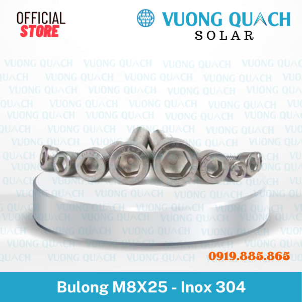  Bulong M8X25 - Inox 304 