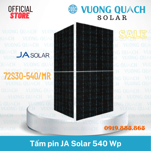  Tấm pin mặt trời JA Solar 540W 