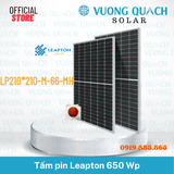  Tấm pin mặt trời Leapton Solar 650W 