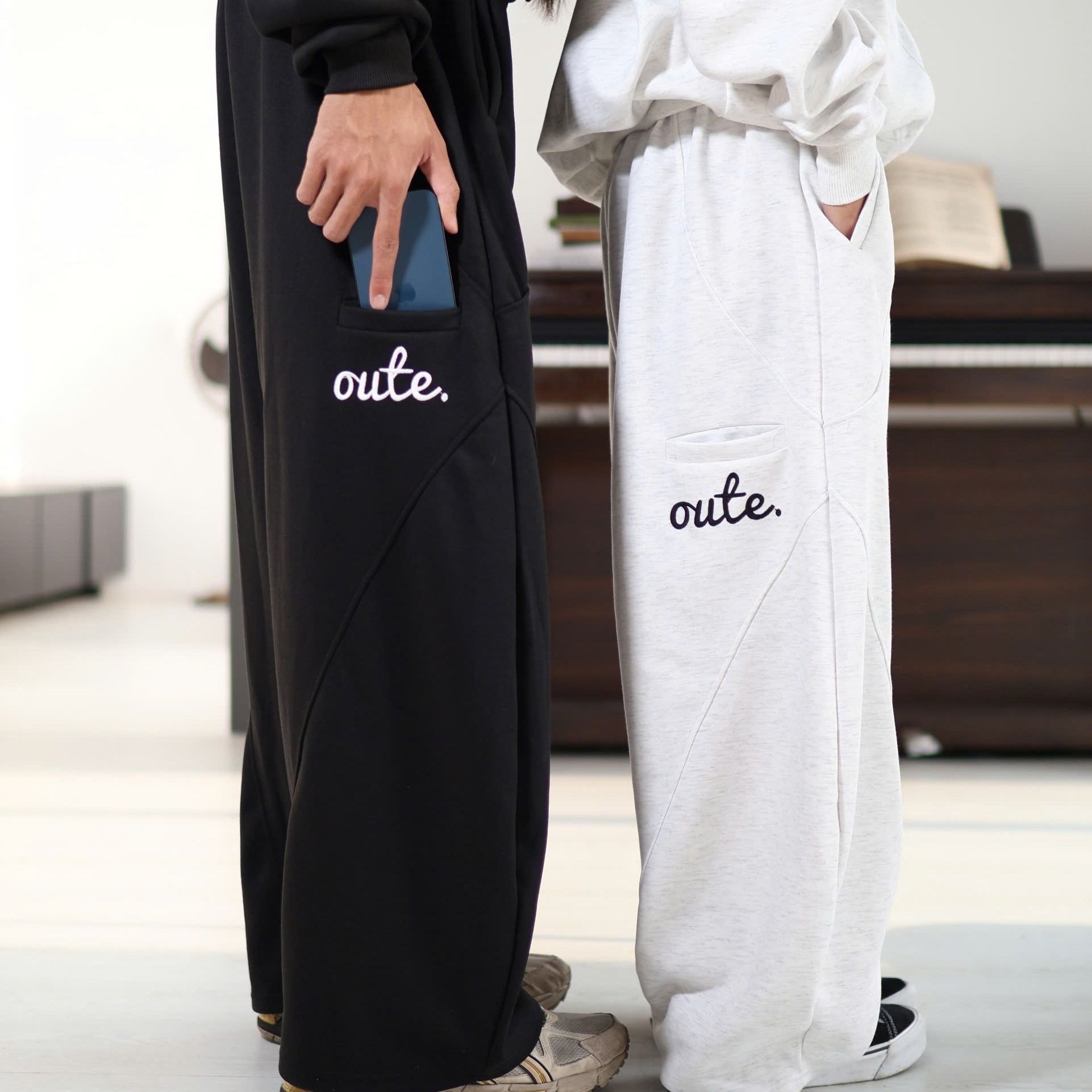  Quần Dài Outerity Classic Nỉ Hai Da 360gsm Ống Rộng 