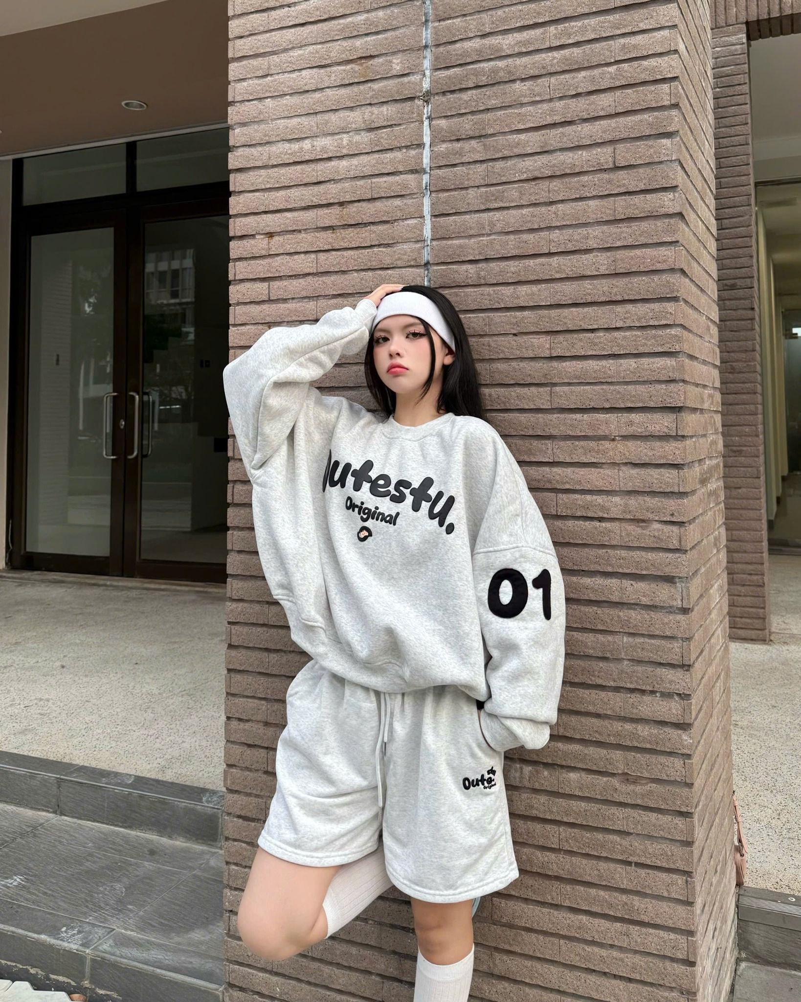  Áo Sweater Outerity 01 Form Rộng Boxy 