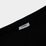  CROSS CUT POLO / Black-Grey Color 