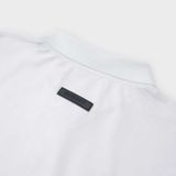  CROSS CUT POLO / White-Grey Color 