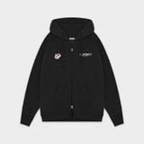  Outerity Dragon Hoodie Double Zip / Black 