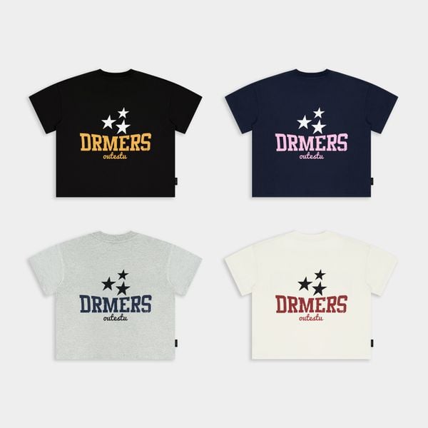  Áo Thun Form Boxy Outerity Tri-Star 