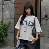  Áo Thun Boxy Outerity Espresso 