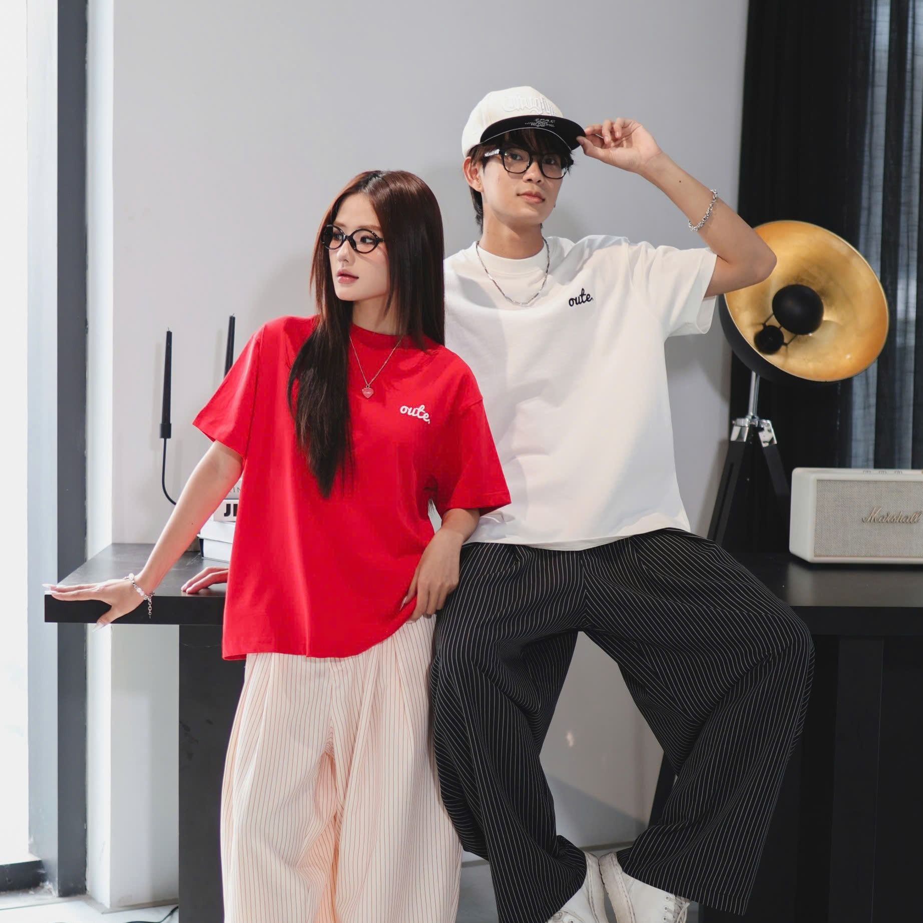  Áo Thun Boxy Thêu Nổi Outerity Oute 280gsm 
