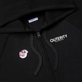  Outerity Dragon Hoodie Double Zip / Black 