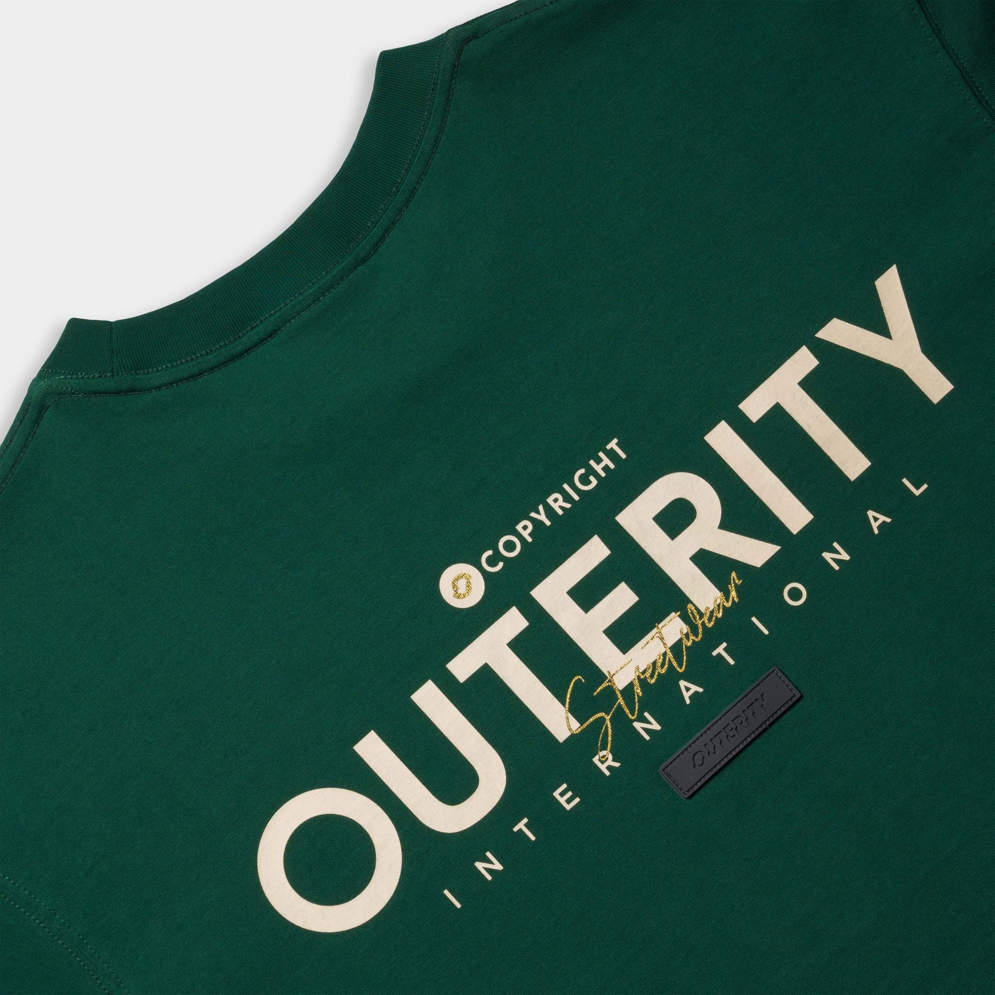  MULTIFONT TEE - Dark Green Color 