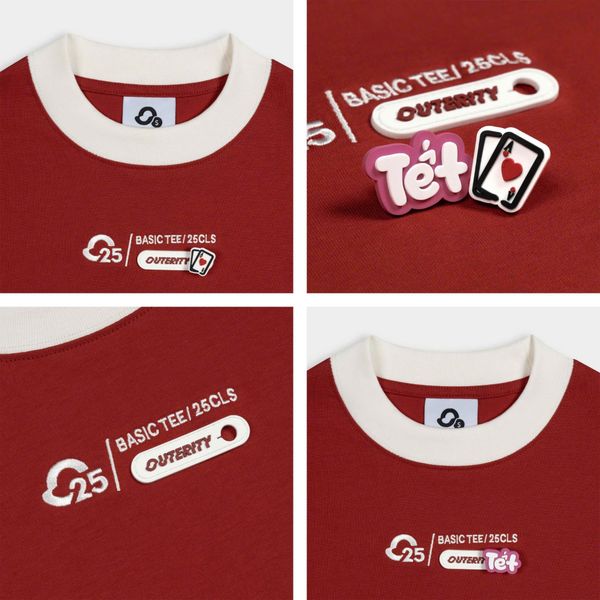  Áo Thun Outerity Basic Icon Form Oversize 