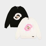  Áo Sweater Outerity Capybara Thêu Xù Nỉ Bông 