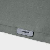  CROSS CUT TEE / GREY - BLACK COLOR 