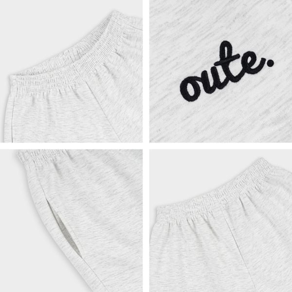  Quần Short Nỉ Hai Da Outerity Basic 