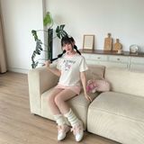  Áo Thun Baby Tee Phối Line Tay Outerity Bubble / Unisex Local Brand 