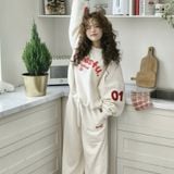  Quần Nỉ Ống Rộng Outestu Form Rộng Ống Suông 