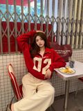  Áo Sweater Halfzip Outerity Nỉ Bông Thêu Đắp Form Boxy 