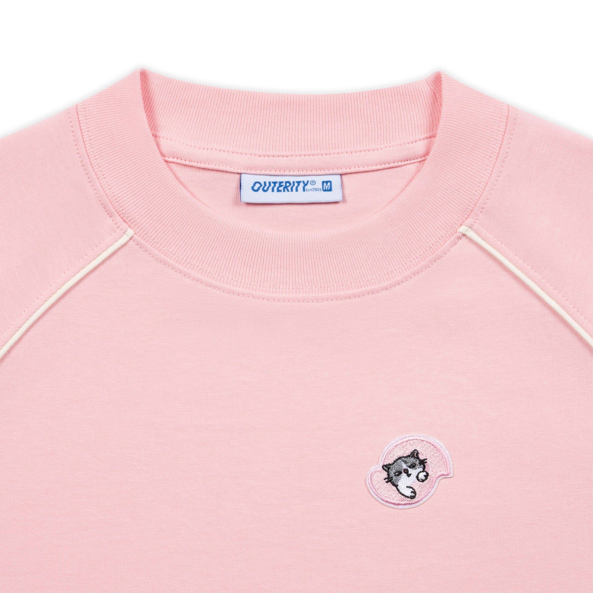  Baby Tee Outerity Line Meow / Pink 