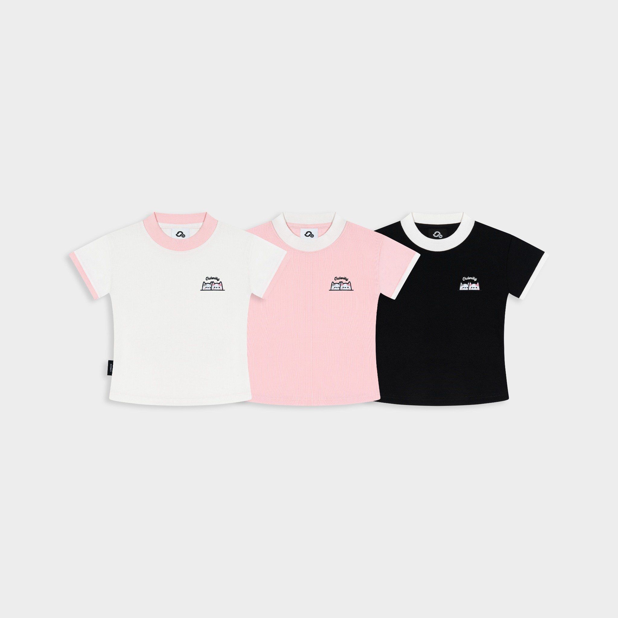  Áo Babytee Form Ôm Thun Gân Twincat 