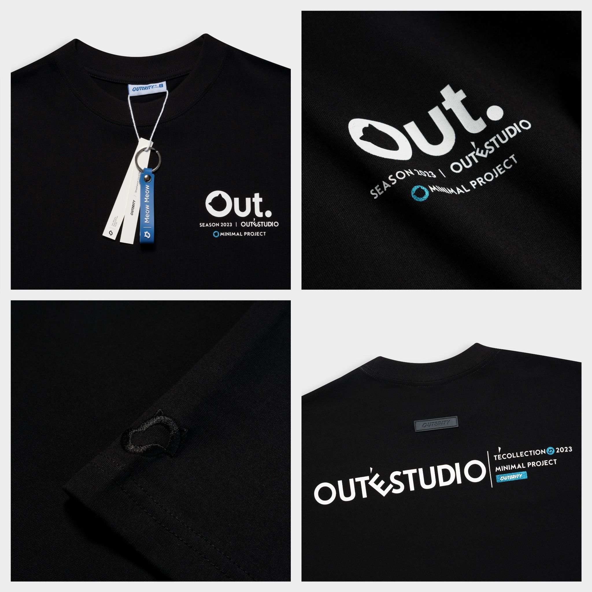  Outerity Tee Collection Té / Black 