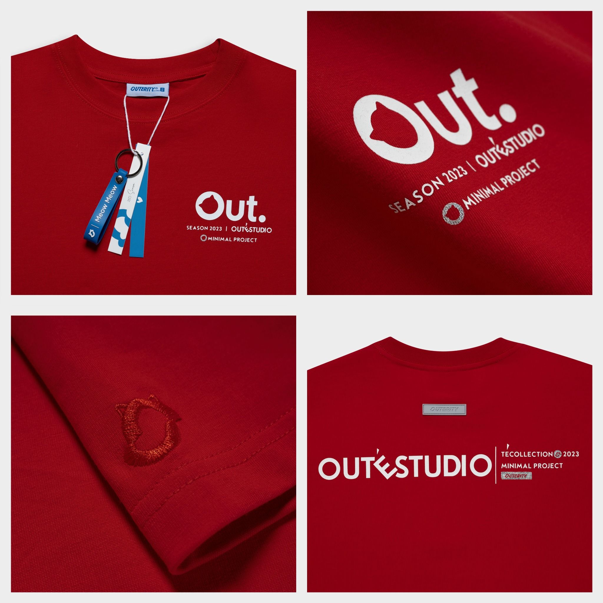  Outerity Tee Collection Té / Red 