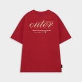 Áo Thun Thêu Outer Logo Basic Tee 