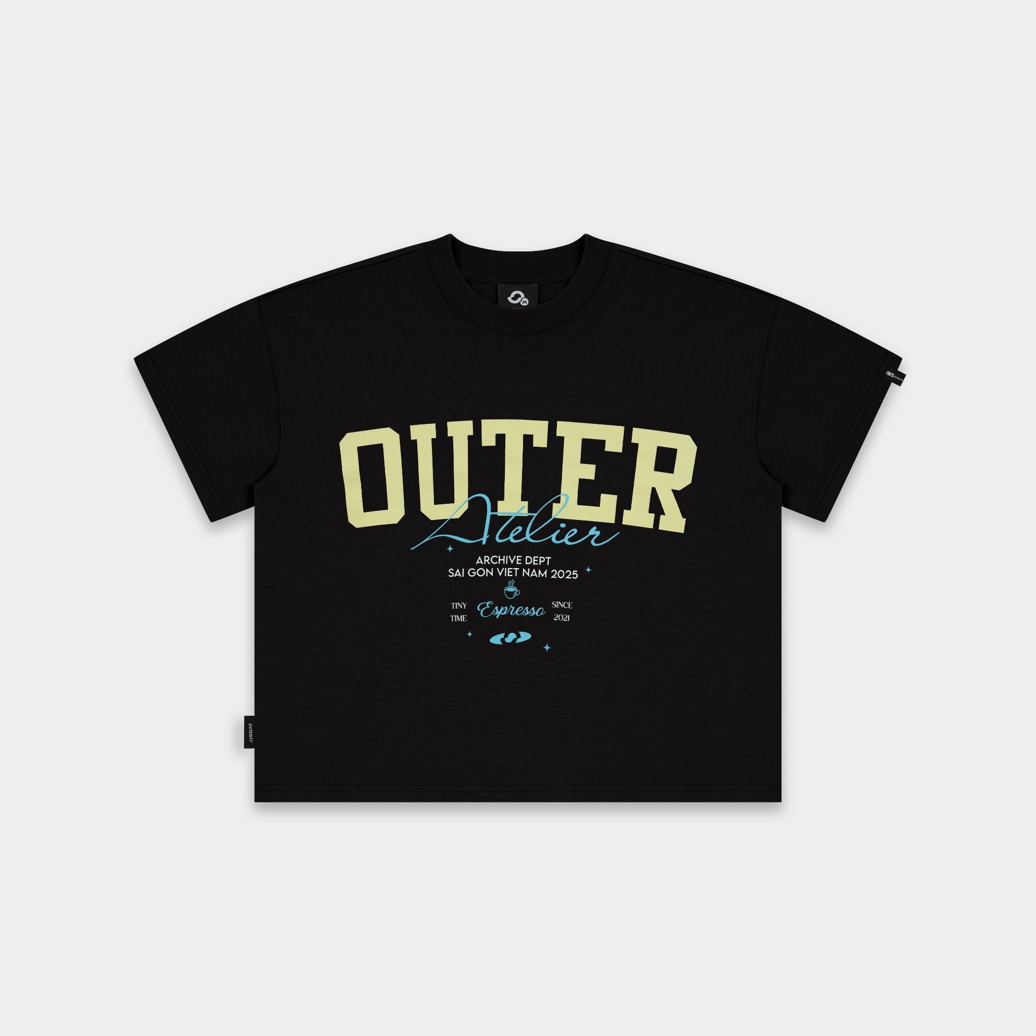  Áo Thun Boxy Outerity Espresso 