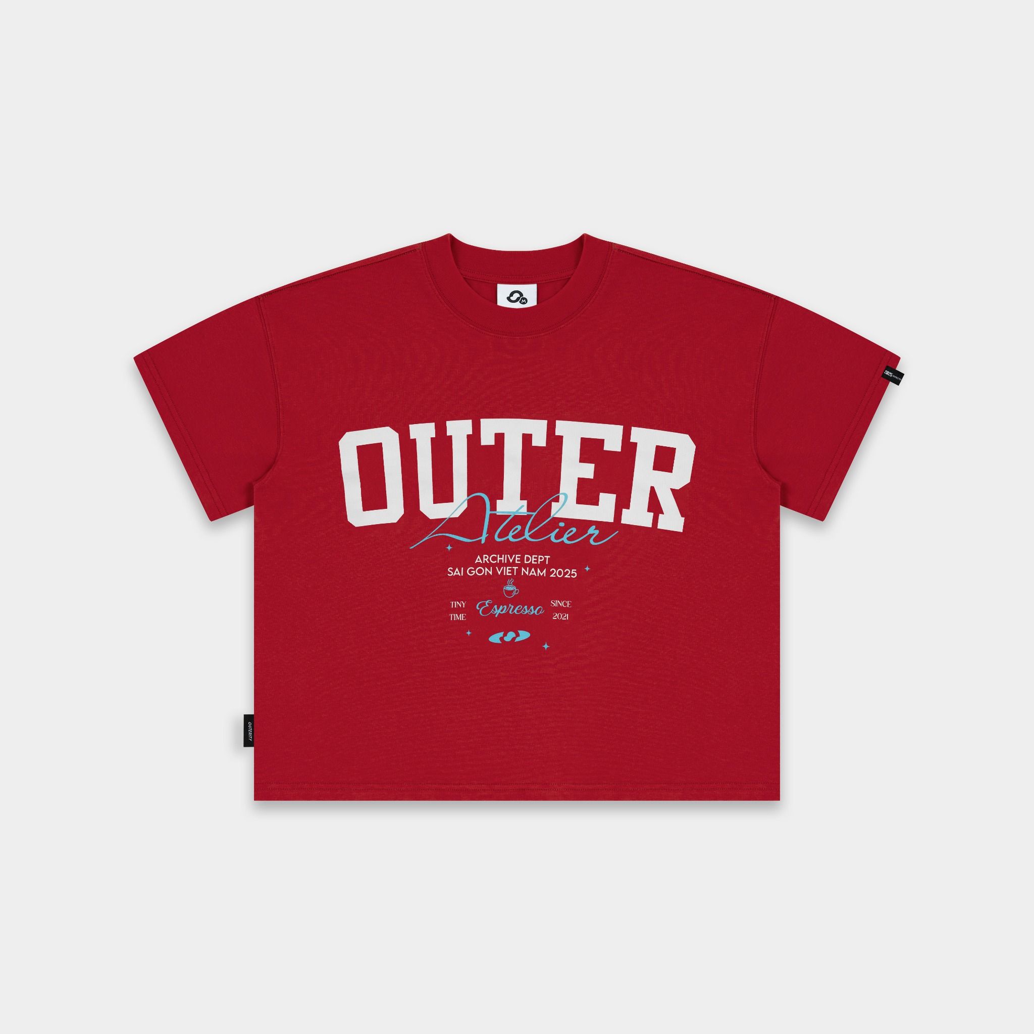  Áo Thun Boxy Outerity Espresso 