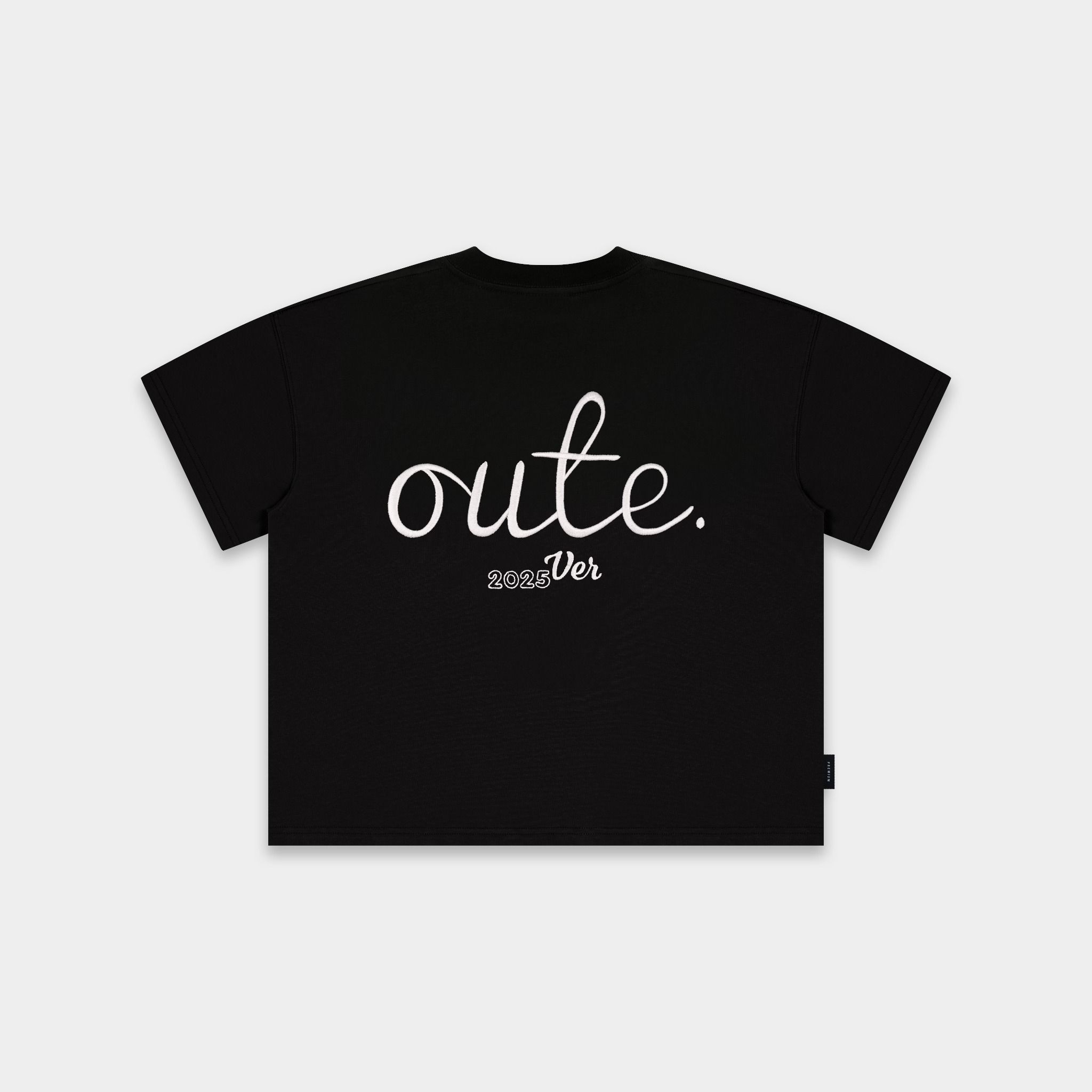  Áo Thun Boxy Thêu Nổi Outerity Oute 280gsm 