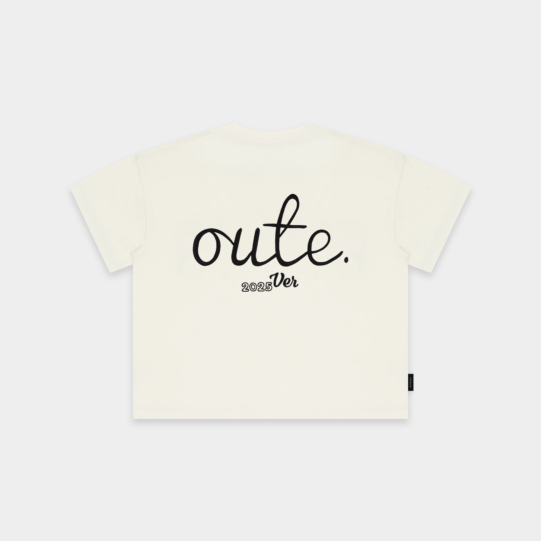  Áo Thun Boxy Thêu Nổi Outerity Oute 280gsm 