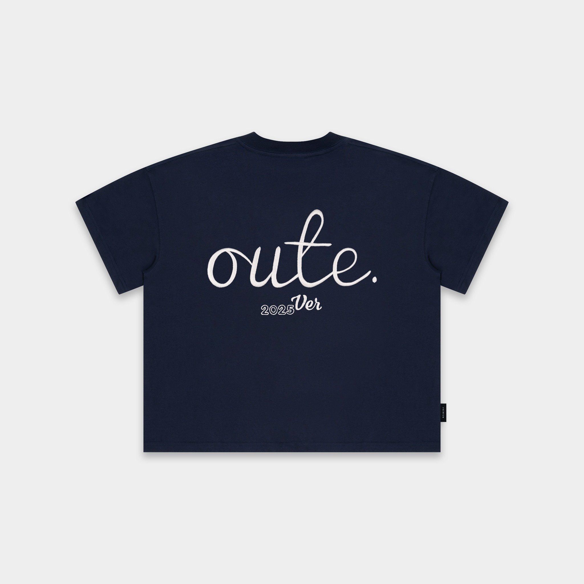  Áo Thun Boxy Thêu Nổi Outerity Oute 280gsm 