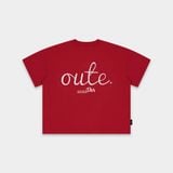  Áo Thun Boxy Thêu Nổi Outerity Oute 280gsm 