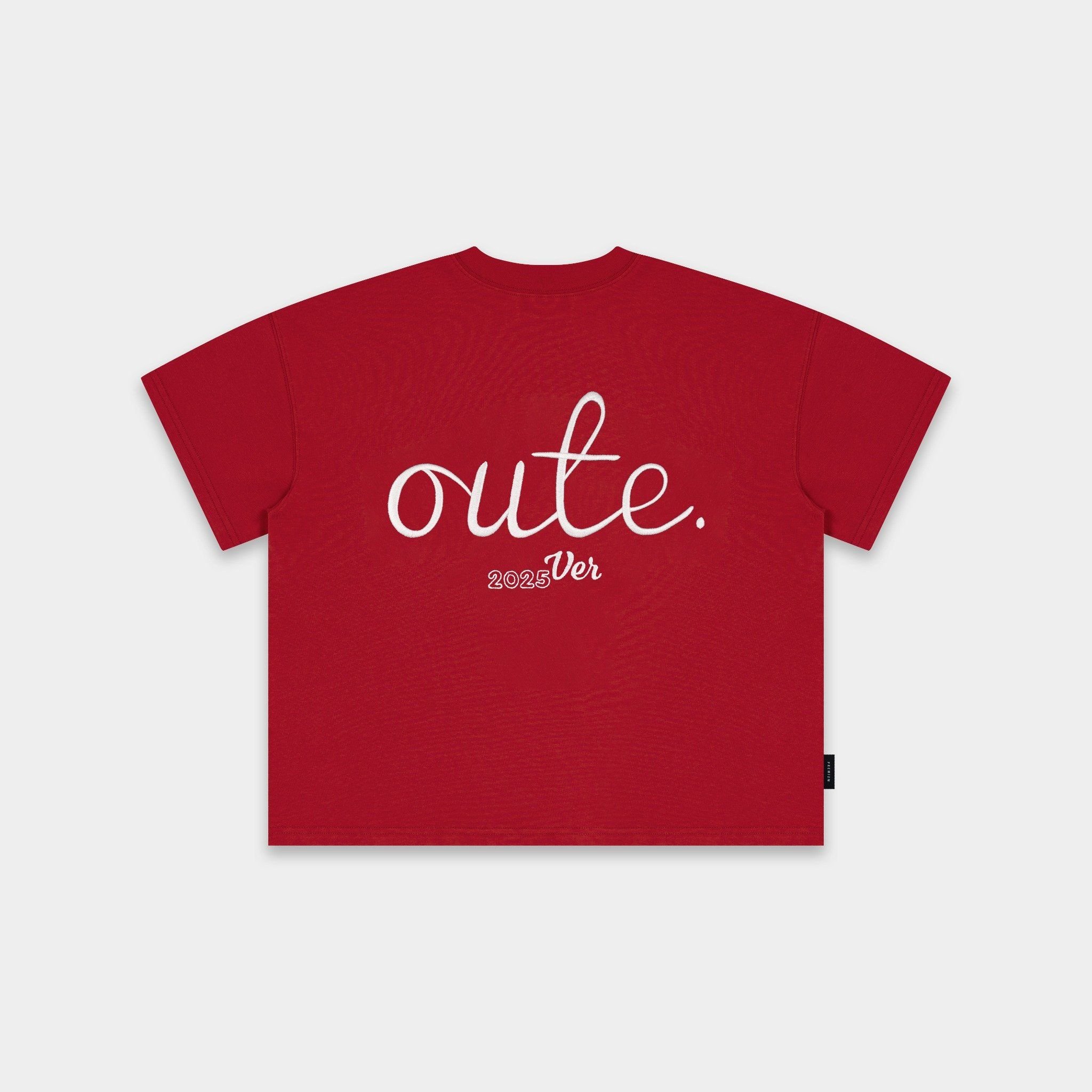  Áo Thun Boxy Thêu Nổi Outerity Oute 280gsm 