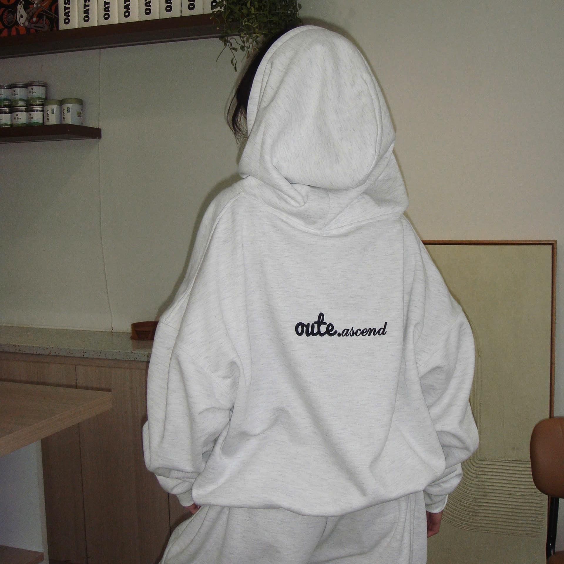  Hoodie Zip Form Oversize Outerity Oute Ascend 
