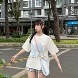  Áo Thun Boxy Outerity Lover 