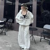  Áo Khoác Nỉ Hai Da 360gsm Hoodie Zip Outerity Big Logo Form Boxy 