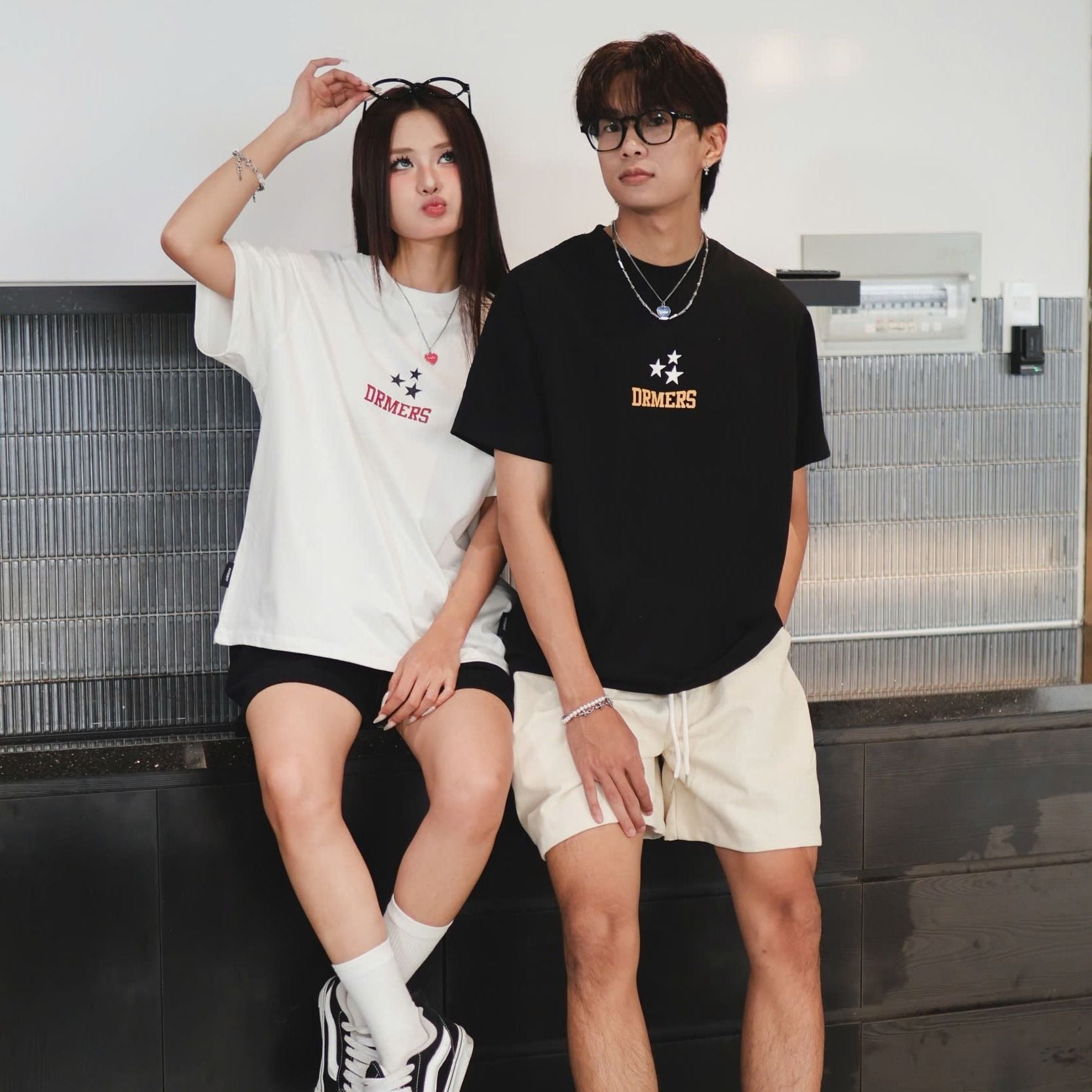  Áo Thun Form Boxy Outerity Tri-Star 