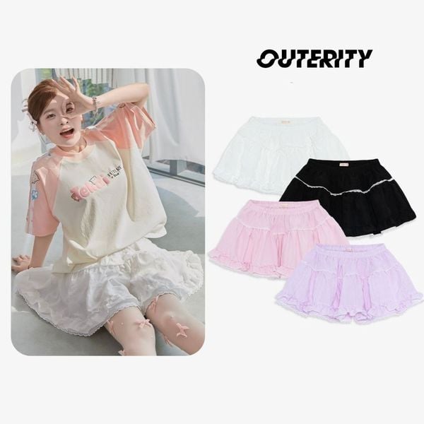  Chân Váy Voan Outerity Soraka Dáng Bồng 