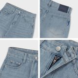  Outerity Jean Wash Ver.2 Cạp Cao Form Unisex 