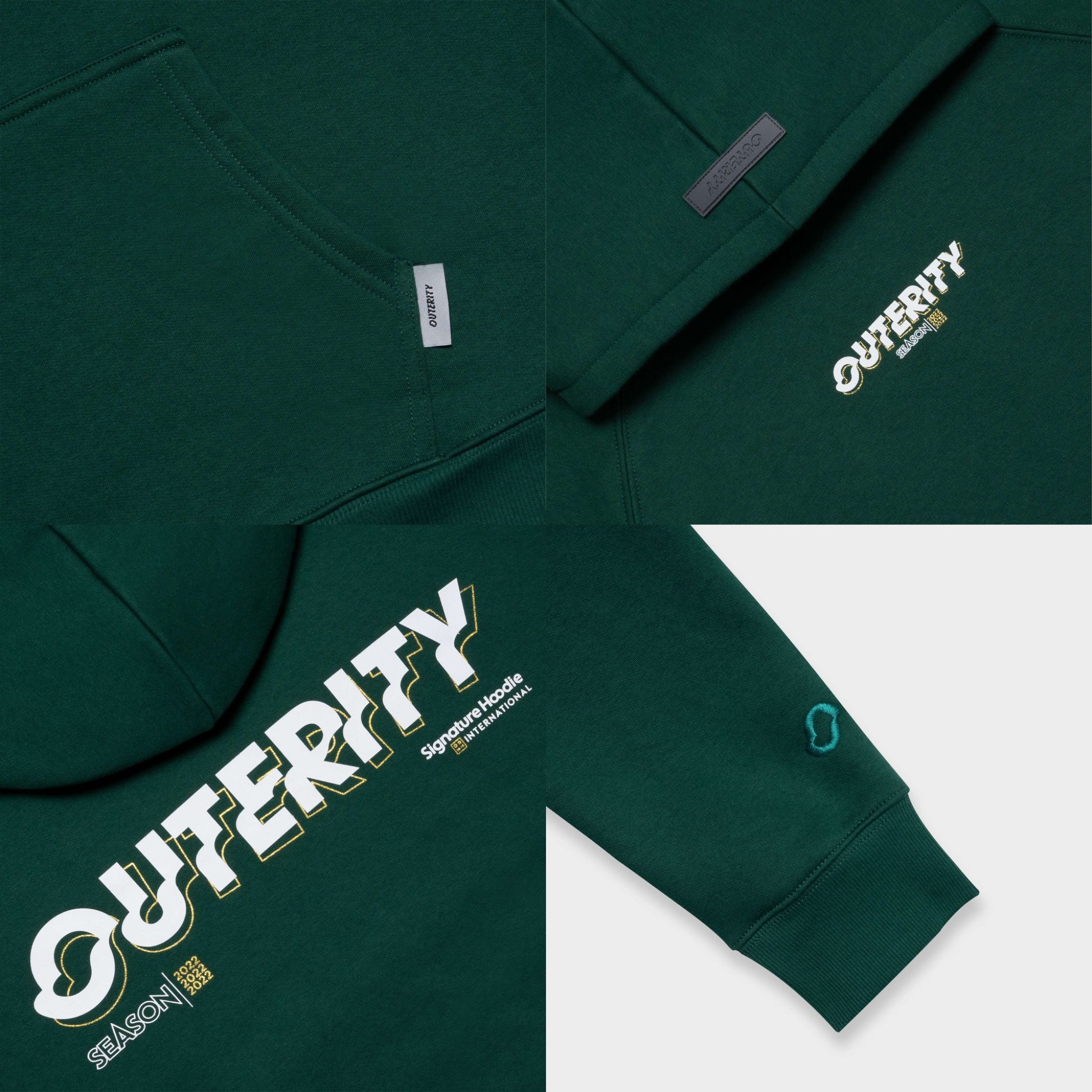  .SIGNATURE SEASON 2022 HOODIE / GREEN COLOR 