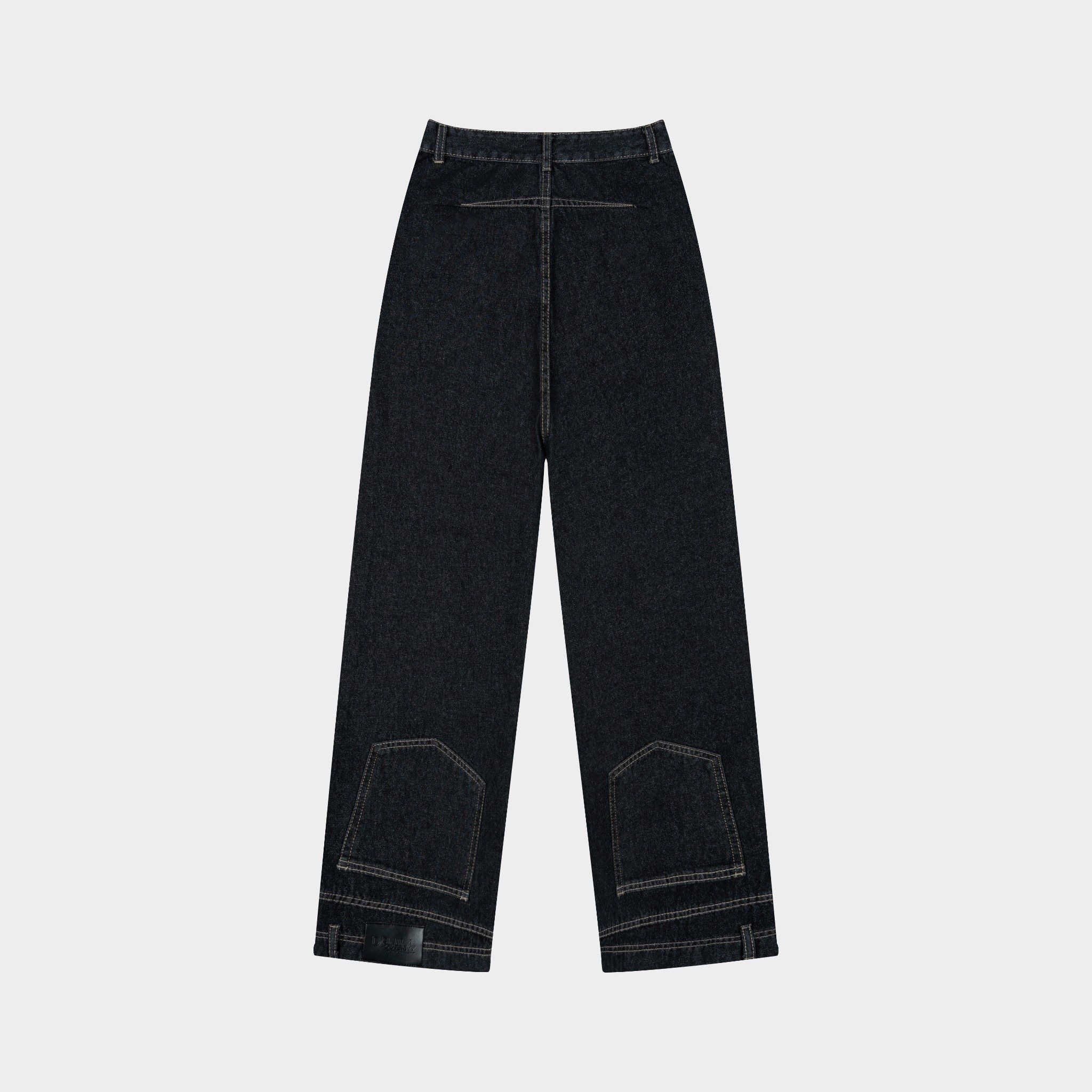  Outerity Jean Bottom Up Form Unisex  /  Đen Wash 