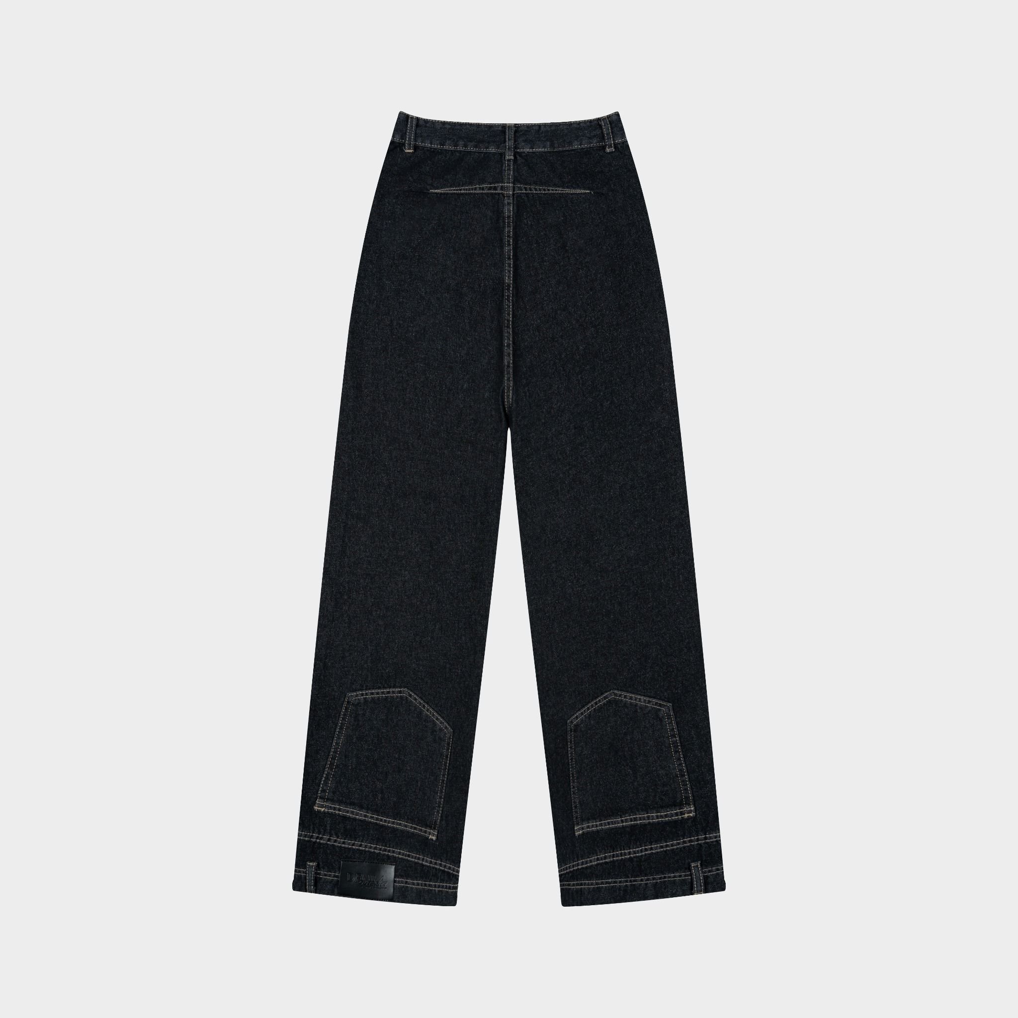  Outerity Jean Bottom Up Form Unisex  /  Đen Wash 