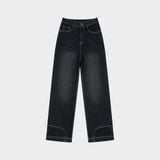  Outerity Jean Bottom Up Form Unisex  /  Đen Wash 