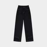  Outerity Jean Bottom Up Form Unisex  /  Đen 